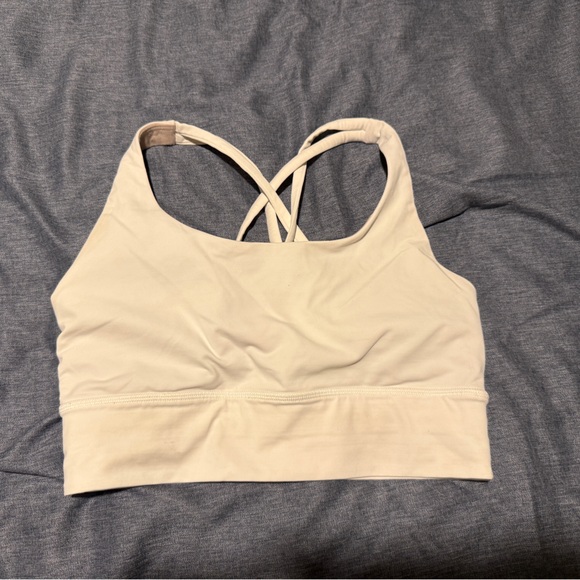 Lululemon Sports Bra 🖤 | Size 6 | Color White - Picture 3 of 5